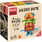 bioblo Hello Box &quote;Rainbow-Mix&quote; mit 100 Bausteinen