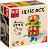 bioblo Hello Box "Rainbow-Mix" mit 100 Bausteinen