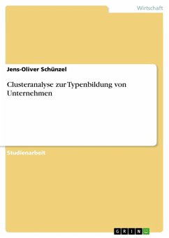 Clusteranalyse zur Typenbildung von Unternehmen (eBook, ePUB)