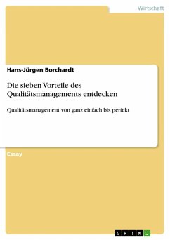 Die sieben Vorteile des Qualitätsmanagements entdecken (eBook, ePUB) - Borchardt, Hans-Jürgen
