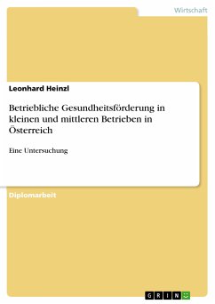 Betriebliche Gesundheitsförderung in kleinen und mittleren Betrieben (eBook, ePUB) - Heinzl, Leonhard