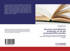 Structure and dielectric properties of sol gel processed BFN ceramics - Krimech, Fatimazahra;Sayouri, Salaheddine