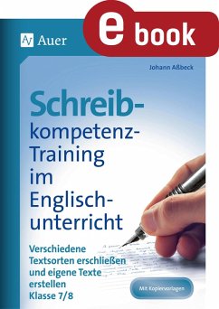Schreibkompetenz-Training im Englischunterricht 7- (eBook, PDF) - Aßbeck, Johann