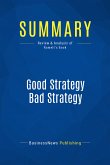 Summary: Good Strategy Bad Strategy (eBook, ePUB)