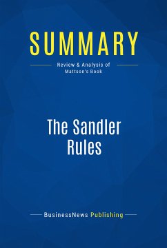 Summary: The Sandler Rules (eBook, ePUB) - BusinessNews Publishing