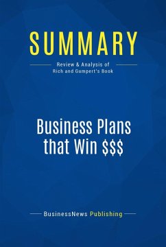 Summary: Business Plans that Win $$$ (eBook, ePUB) - Businessnews Publishing