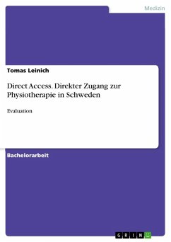 Cover Direct Access - Direkter Zugang zur Physiotherapie in Schweden (eBook, ePUB)