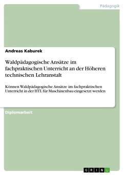 Waldpädagogische Ansätze im fachpraktischen Unterricht an der Höheren technischen Lehranstalt (eBook, ePUB) - Kaburek, Andreas