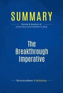 Summary: The Breakthrough Imperative (eBook, ePUB) - Businessnews Publishing