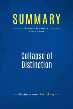 Summary: Collapse of Distinction (eBook, ePUB) - Businessnews Publishing
