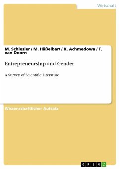 Cover Entrepreneurship and Gender (eBook, ePUB)