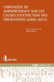 Chronique de jurisprudence sur les causes d'extinction des obligations (2000-2013) (eBook, ePUB)