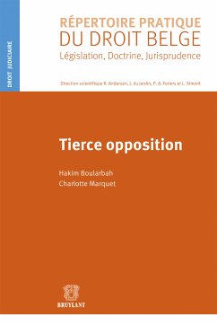 Tierce opposition (eBook, ePUB) - Boularbah, Hakim; Marquet, Charlotte