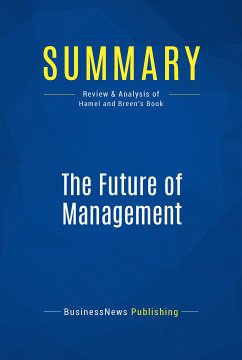 Summary: The Future of Management (eBook, ePUB) - Businessnews Publishing