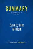 Summary: Zero to One Million (eBook, ePUB)