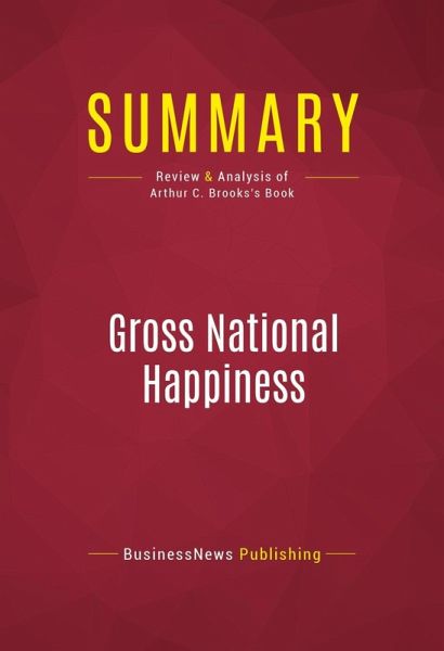 Summary: Gross National Happiness (eBook, ePUB)