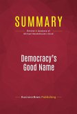 Summary: Democracy's Good Name (eBook, ePUB)