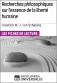 Recherches philosophiques sur l'essence de la liberté humaine de Schelling (eBook, ePUB)