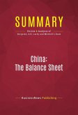 Summary: China: The Balance Sheet (eBook, ePUB)