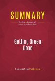 Summary: Getting Green Done (eBook, ePUB)