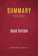 Summary: Dead Certain (eBook, ePUB) - Bild 1