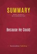 Summary: Because He Could (eBook, ePUB) - Bild 1