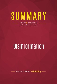 Summary: Disinformation (eBook, ePUB) - Businessnews Publishing