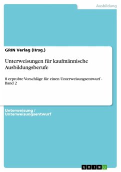 Unterweisungen für kaufmännische Ausbildungsberufe (eBook, ePUB)