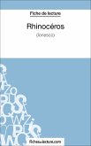 Rhinocéros d'Ionesco (Fiche de lecture) (eBook, ePUB)