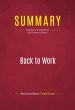 Summary: Back to Work (eBook, ePUB) - Bild 1