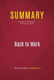 Summary: Back to Work (eBook, ePUB)