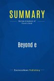 Summary: Beyond e (eBook, ePUB)