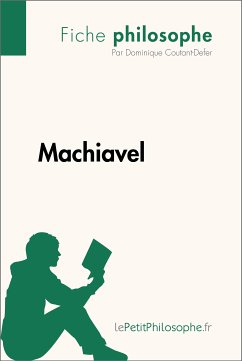 Machiavel (Fiche philosophe) (eBook, ePUB) - Coutant-Defer, Dominique; lePetitPhilosophe