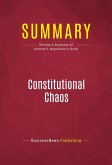 Summary: Constitutional Chaos (eBook, ePUB)
