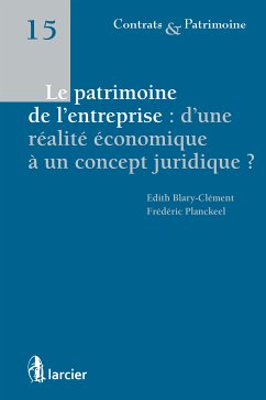 Le patrimoine de l'entreprise : d'une réalité économique à un concept juridique (eBook, ePUB) - Blary – Clément, Edith; Planckeel, Frédéric