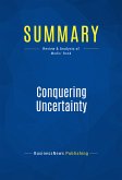 Summary: Conquering Uncertainty (eBook, ePUB)