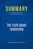 Summary: The Truth About Leadership (eBook, ePUB)
