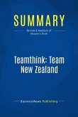 Summary: Teamthink: Team New Zealand (eBook, ePUB)