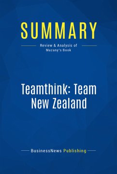 Summary: Teamthink: Team New Zealand (eBook, ePUB) - BusinessNews Publishing