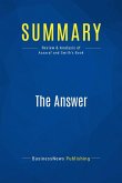 Summary: The Answer (eBook, ePUB)