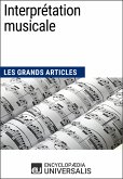 Interprétation musicale (eBook, ePUB)