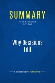 Summary: Why Decisions Fail (eBook, ePUB)