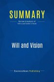 Summary: Will and Vision (eBook, ePUB)