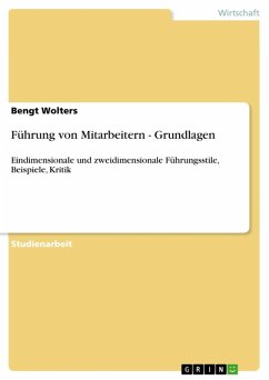 Führung von Mitarbeitern - Grundlagen (eBook, ePUB)