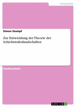 Zur Entwicklung der Theorie der Schichtstufenlandschaften (eBook, ePUB) - Stumpf, Simon