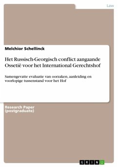 Het Russisch-Georgisch conflict aangaande Ossetië voor het International Gerechtshof (eBook, ePUB)