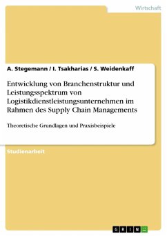 Entwicklung von Branchenstruktur und Leistungsspektrum von Logistikdienstleistungsunternehmen im Rahmen des Supply Chain Managements (eBook, ePUB) - Stegemann, A.; Tsakharias, I.; Weidenkaff, S.