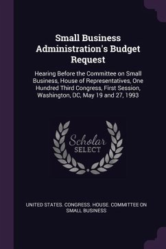 Small Business Administration's Budget Request