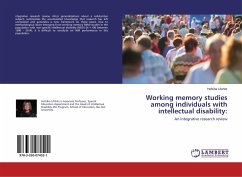 Working memory studies among individuals with intellectual disability: - Lifshitz, Hefziba