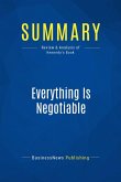 Summary: Everything Is Negotiable (eBook, ePUB)